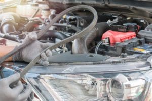 engine of the car